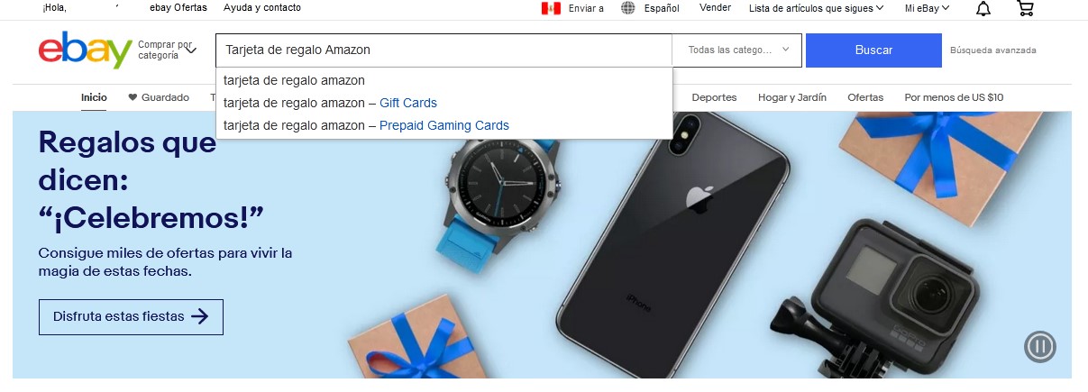 ¿Cómo comprar tarjeta de regalo Amazon? Con PayPal