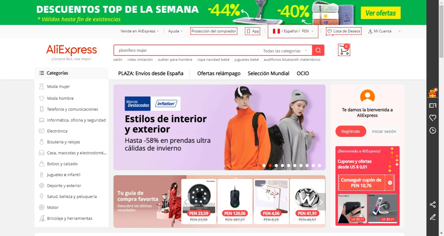 Las mejores 7 páginas para comprar en china desde Perú La Compra Ideal