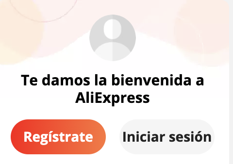 Iniciar sesión AliExpress