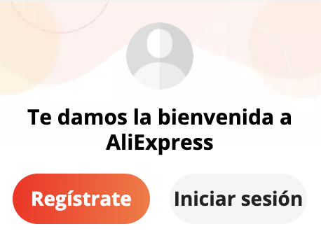 Registrarse AliExpress