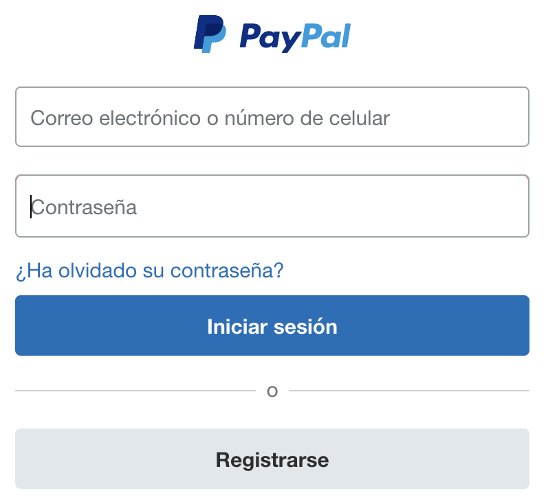 Enviar dinero a Paypal
