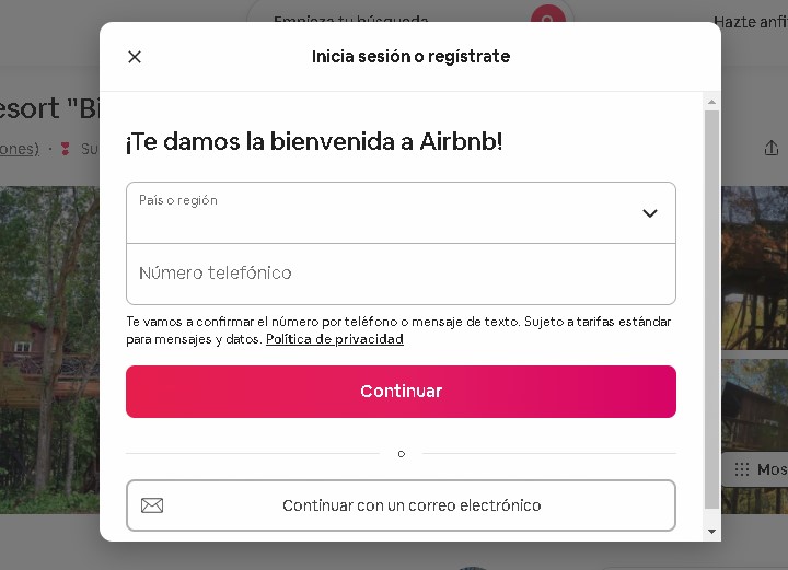 buscar una reserva en airbnb