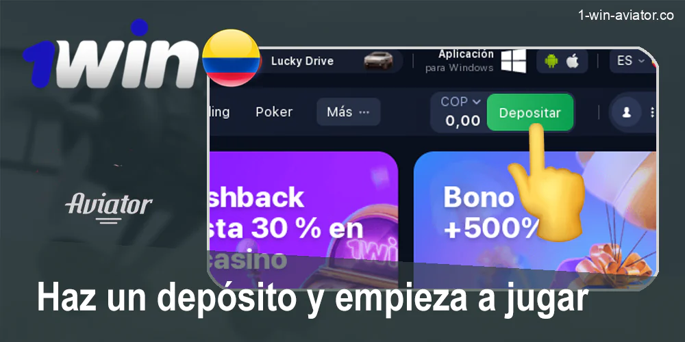 Realice un ingreso para activar su bonificación 1Win